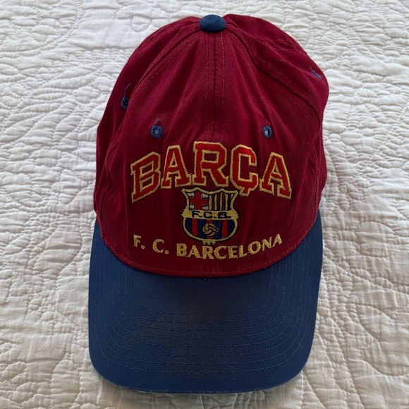 /Corner Other - Men’s Barça Embroidered Baseball Cap - Red & Blue